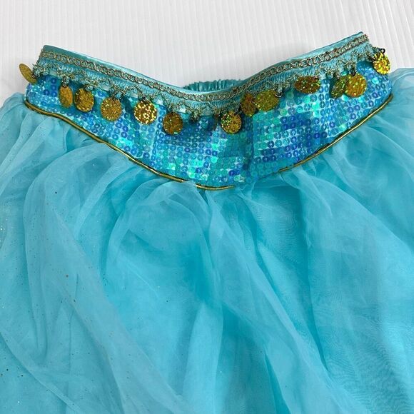 Disney Princess Jasmine Costume Set Castle Collection Kids Size 7/8 Halloween - Picture 7 of 9